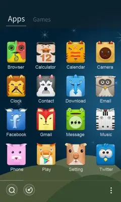 Animal GO Launcher Theme android App screenshot 1